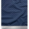 thumbnail image 1 of Soimoi Poly Georgette Fabric Dotted Triangle Shirting Print Sewing Fabric Yard 42 Inch Wide, 1 of 1