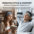 thumbnail image 2 of 2-Pack Sleeping Headphones Bluetooth 5.4 Headband Headband Headphones with Ultra-Thin Speakers, Headsets Headband for Side Sleepers Running Insomniac Travel Meditation, 2 of 6