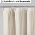 thumbnail image 5 of Lipa Farmhouse Ruffle Shower Curtain,Shabby Chic Shower Curtain with 12 Hooks,Beige,72" x 72", 5 of 8