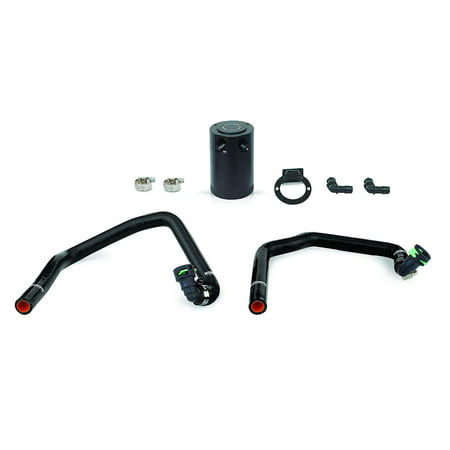 Mishimoto MMBCC-MUS4-15PBE fits 2015+ Ford Mustang EcoBoost Baffled Oil Catch Can Kit -