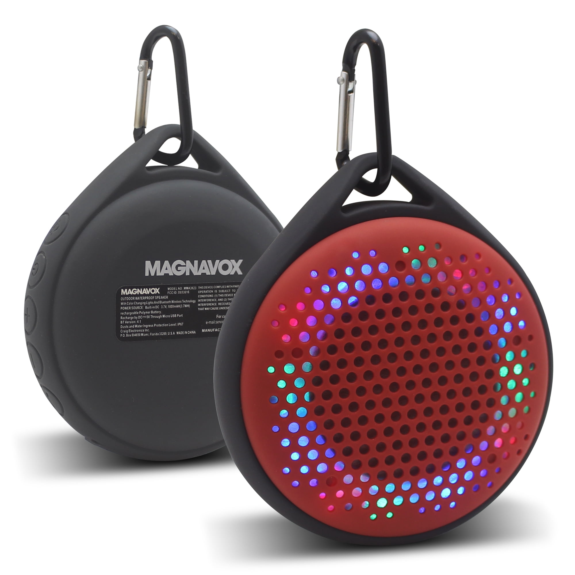 magnavox outdoor waterproof speaker