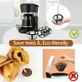 FIFOKICHO Reusable 812 Cup Basket Coffee FilterBPA Free Dishwasher