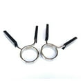 thumbnail image 2 of 1pc Barbell Card Buckle Gym Weight Bar Dumbbell Bars Lock Clamp Spring Collar Clips Gift Weightlifting Barbells Spring Steel, 2 of 5