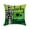 B, variant on PEONAVET St Patricks Day Decor-18×18 Pillow Cover,Green Shamrock Linen Pillow Case Spring Irish Cushion Cover for Couch Sofa Home Decor