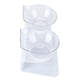 thumbnail image 5 of Cuenco de alimentación BRILLAR para mascotas con estante de almacenamiento transparente, 5 of 10