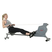 Sunny Health & Fitness Space Efficient Rowing Machine Rower Magnetic Resistance for at Home Exercise Workouts, SF-RW5987