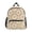 Beige Flower, variant on Swan Design Backpack for Girls/Boys with Name Tag—Front-closure buttons for ages 3–8year