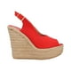 thumbnail image 2 of Sandalia De Plataforma Para Mujer Color Rojo Con Látigo Platonia  MADONA-03-ROJO, 2 of 5