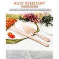 thumbnail image 2 of 13-Inch Premium Cake Cutting Set for wedding，Exquisite Cake Knife and Server Set with Serrated Design, Ideal for Pastries, Pies, and Desserts (Rose Gold), 2 of 6