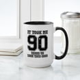 thumbnail image 4 of CafePress - Took Me 90 To Look This G - 15 oz Ceramic Large White Novelty Mug, 4 of 4