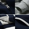 thumbnail image 4 of Men's Pullover Winter Jackets Hoodie Faux Fur Lined Sweatshirt Warm Coats, 4 of 6