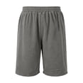 thumbnail image 7 of Mens Corduroy Shorts Casual Elastic Waist Drawstring 2026 Summer Beach Lounge Short Dark Gray 3XL, 7 of 7