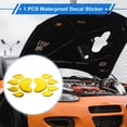 thumbnail image 2 of 1 Pc Calcomanía de Parachoques Patrón Garra de Oso Impermeable de Goma Suave Tono Dorado para Motocicleta Ventanas Laptops Maletas Sticker para Bloquear Rasguños 15x6.5cm, 2 of 6