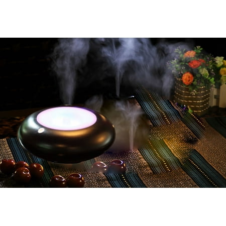 Soothing Round Based Aroma Diffuser, Soothing, Relaxing, Add your own favorite Aroma Oil, Great smell your whole room. Product Size: 6.69x2.95x