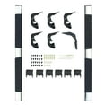 thumbnail image 2 of Westin Automotive Nerf Bar 28-71030 R7 Series; With Step Pads; 6 inch Oval Straight; Polished; Stainless Steel; With Plastic End Caps; Rocker Panel Mount, 2 of 6