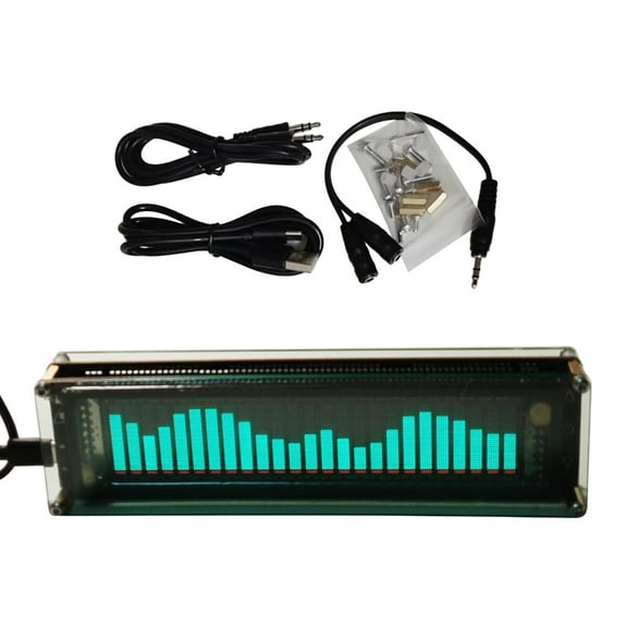 Huhudde Sound VU Meter Rhythm Spectrum High Accuracy Display for Dynamic Music Visualization Adjustable