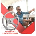 thumbnail image 3 of Boat Steering Wheel Universal ABS Plastic Helm Boat Steering Wheel; Speed Boat Seaboat Pontoon Steering System Accessory, 3 of 6