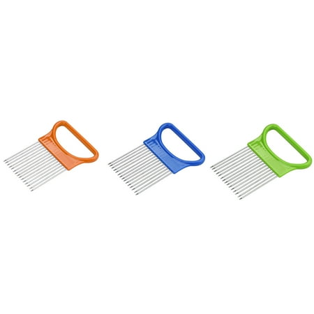 

Yrtoes Kitchentomato Vegetables Cutting Aid Holder Guide Slicing Cutter Safe fork
