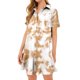 thumbnail image 1 of WILLBEST Vestidos De Verano Para Mujer, Vestido Informal De Manga Corta Con Dobladillo Camisero Fluido Con Estampado Tie-Dye, Vestido De Verano Para Uso Diario, Salidas En Casa, Atuendo Básico Cómodo, 1 of 3