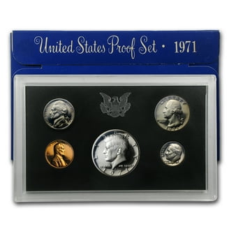 U.S. Mint 1976 Proof Set, Bicentennial Designs, Silver and Copper