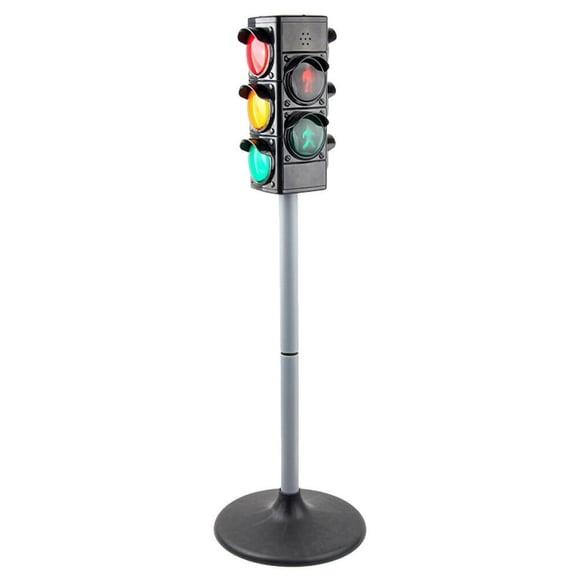 HLONK 1pc Simulation Traffic Light Traffic Signal Toy Safety Educational Toy (Black)