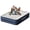 King, Blue 18"H, variant on Cherimor, Queen Air Mattress, 18" High, Built-in Pump, Leak-Tested, Fast Inflate Bed, 800 lb Support