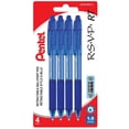 thumbnail image 1 of Pentel R.S.V.P. RT Colours Retractable Ballpoint Pen Medium 1.0mm 4-pack, Blue Ink, 1 of 7