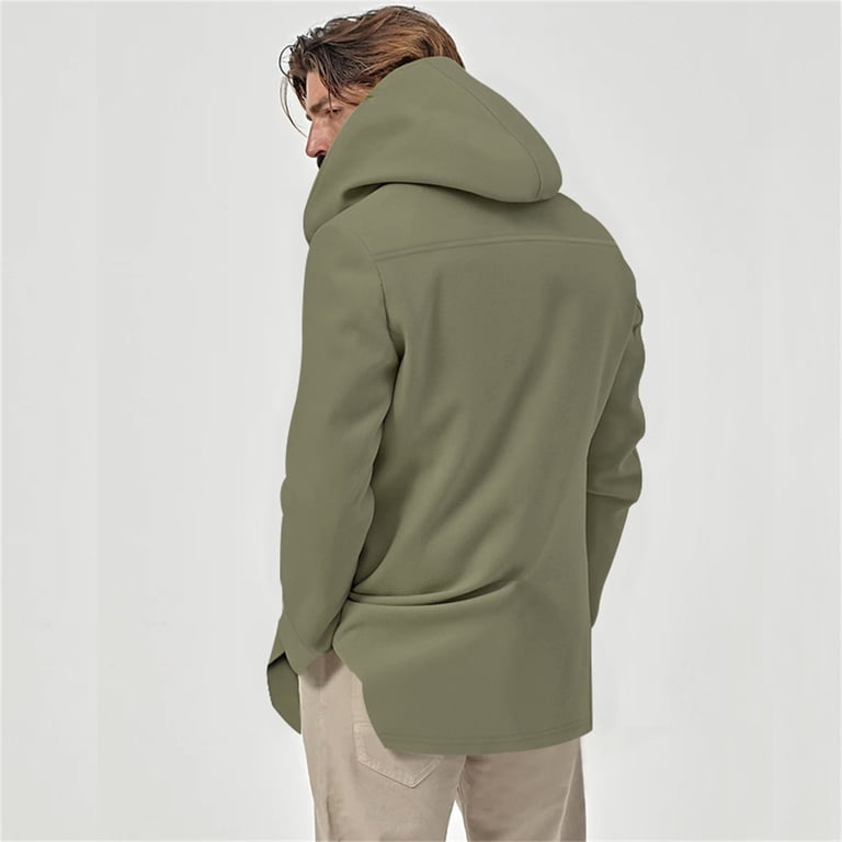 QHFBli Mens Trench Coat Men