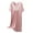 Pink, variant on ibuvkizy Nightgowns for Women Summer Nightgowns Casual Round Neck Short Sleeve Sleepshirts Loose Solid Pleated Soft Nightshirt Sleepwear Dress Army Green L