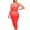 DT-Red, variant on DailyTrove Women's Sleeveless Sequin Bodycon Dress, V-Neck, Party & Nightclub Wear, Fit