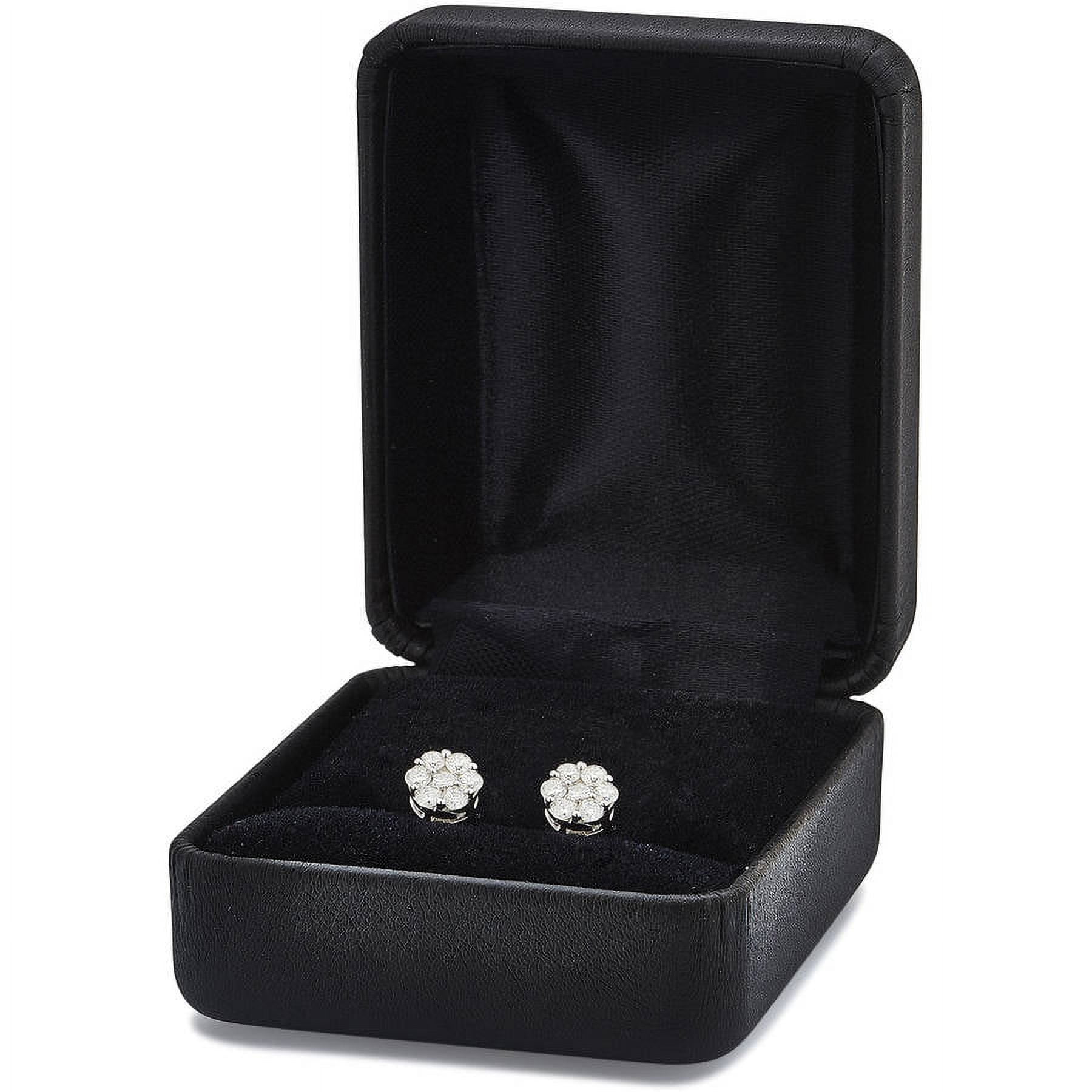 るー 1/2 Carat T.W. Diamond Sterling Silver Illusion-Set 7-Stone