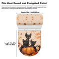 thumbnail image 5 of ZIATUBLE Thanksgiving Black Cat Toilet Lid Covers Set Fall Pumpkin Toilet Covers 2 Pieces Set Maple Leaves Toilet Lid and Tank Cover Sets for Bathroom Stylish Toilet Lid Cover Set, 5 of 7