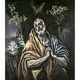 thumbnail image 2 of Greco, El 20x22 Black Modern Framed Museum Art Print Titled - Penitent Peter, 2 of 4