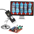 thumbnail image 1 of Magnification USB Digital Microscope with OTG Function 8-LED Light Magnifying Glass Magnifier with Stand, 1 of 7