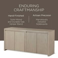 thumbnail image 4 of Maven Lane Iris Buffet Contemporain en Bois Finition Blanc Raffiné, 4 of 6