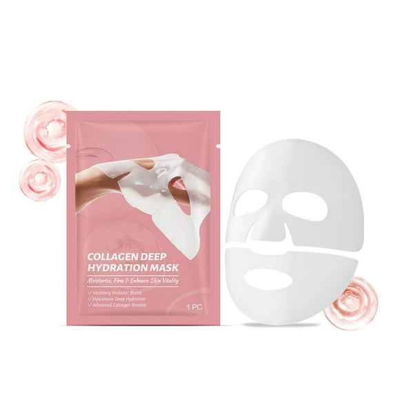 FcBaudy Face Masks Skincare Sheet Collagens Moisturizing Mask Crystal Split Mask Jelly Color Dissolvable Mask 25ml face Cream