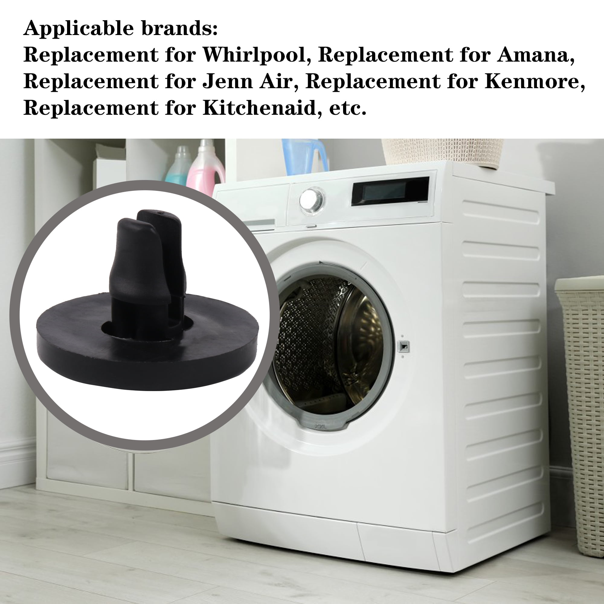 8537982 Laundry Washer Dryer Pedestal Pads Replacement for AH988850 Pack of 4