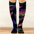 thumbnail image 5 of Womens Socks Cute Animal Knitted Mid Calf Soft Stylish Thigh High Stockings Blue One Size, 5 of 7
