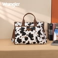 thumbnail image 3 of Wrangler Laptop Bag for Women 15.6 Inch Vintage Work Messenger Bag for Business Briefcase Handbag with Adjustable Shoulder Strap, Cow-Brown, 3 of 7
