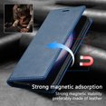 thumbnail image 3 of Decase for Samsung Galaxy A15 Wallet Case,High-quality PU Leather Magnetic Folio Flip Case with Card Slots Holder Stand Minimalist Ultra Slim Shockproof Phone Cover - Blue, 3 of 6