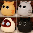 thumbnail image 2 of 10cm Lovely Cartoon Cat Dolls Stuffed Soft Animal Kitten Plush Pillow Toys Kawaii White Black Cat Gift for Children Girlsgray10cm Deng Xun unisex, 2 of 2