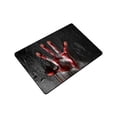 thumbnail image 3 of MKHERT Horror Scene with Bloody Hand Glass Halloween Doormat Rug Home Decor Floor Mat Bath Mat 23.6x15.7 inch, 3 of 3