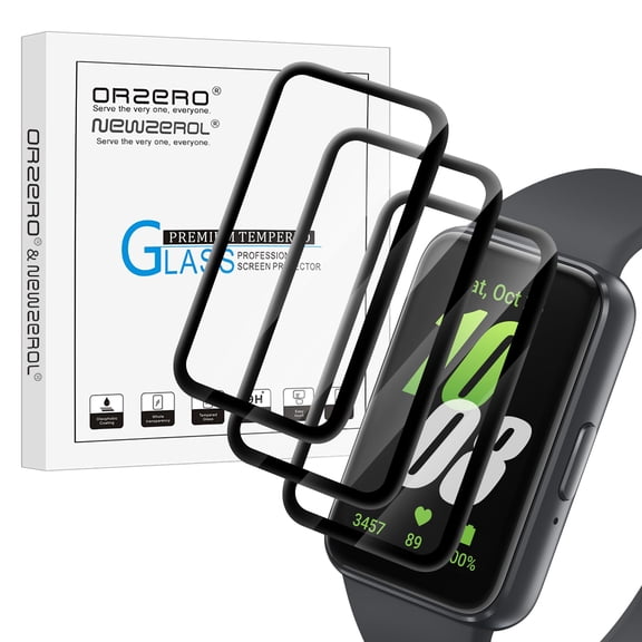 Protector de pantalla Orzero Watch para Samsung Galaxy Fit 3 (paquete de 3)