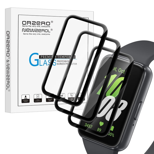 Protector de pantalla Orzero Watch para Samsung Galaxy Fit 3 (paquete de 3)