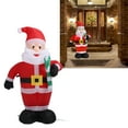 thumbnail image 1 of Blow Up Santa, 1.2m Durable Polyester  Inflatable Santa Claus Foldable Waterproof Quick Inflation Christmas Inflatable Santa for Garden Patio Lawn Yard Holiday Decorations, 1 of 7