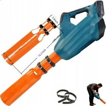 Cyclone 2X hair dryer accessories, airflow enhancer for leaf blowers, compatible with 2-4 inch models, instantly boosts airflow to speed up and power up yard and lawn cleaning (1-piece set)