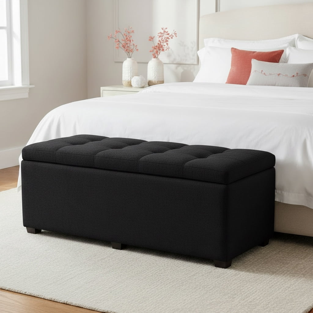 Sanford Living Esplanade Bed Bench, Matisse, Black