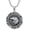 C-Raven, variant on White Wolf Medallion Necklace Viking Wolf Pendant GIft for Women Men