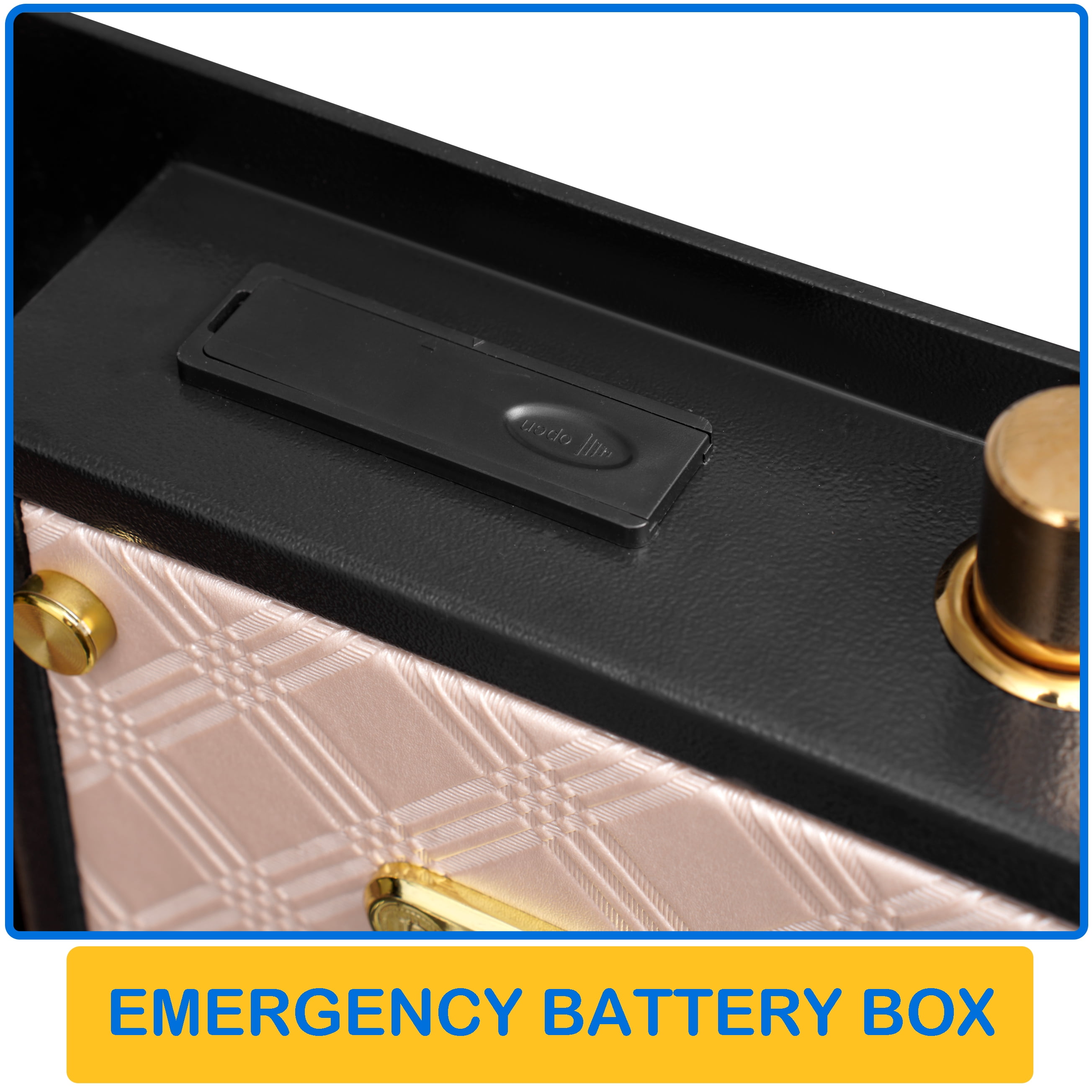 SRWTRCHRY 5.0 Cubic Home Safes,with Interior Safe Lock Box, Fire-Resistant and Water-Resistant Safe Bag, Dual Key System Safety Box with Code, Wall-Mount Large Safes, Floor Safes