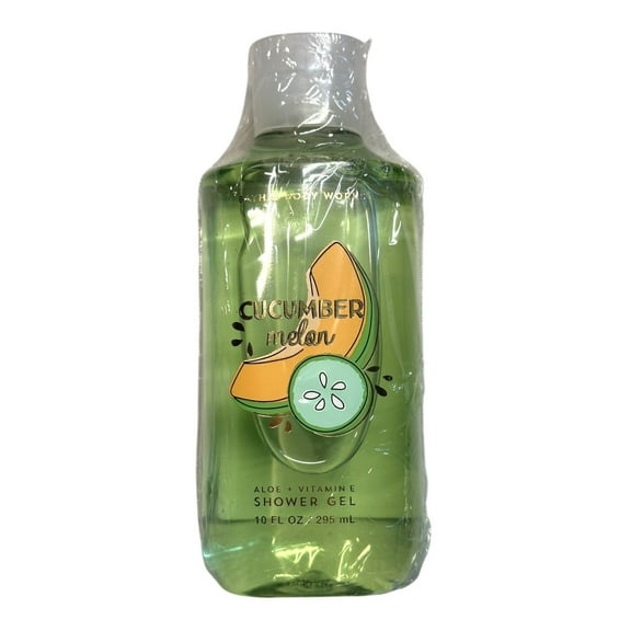 Bath and Body Works Cucumber Melon Aloe   Vitamin E Shower Gel (10 FL OZ / 295 mL)